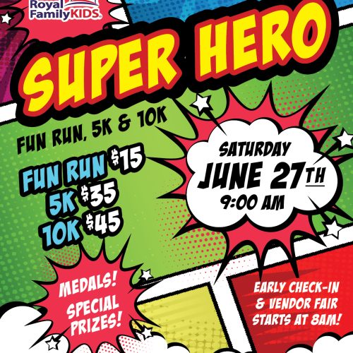 Royal Family Kids Hosts Annual Superhero Fun Run